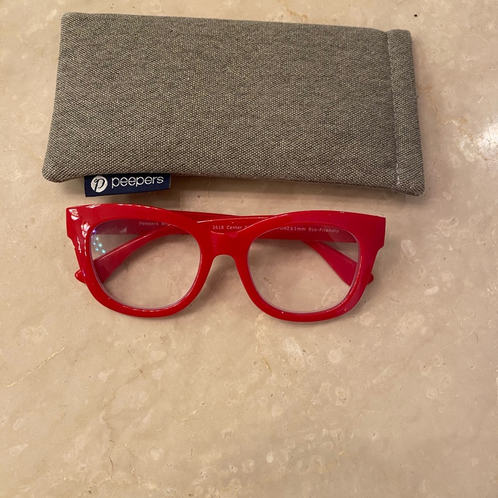 Red Women's Peepers readers 1.00